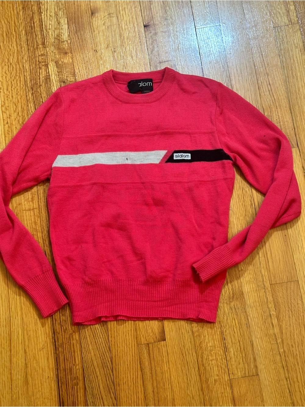 SlalomVintage ski sweater pink wool size S (#4)